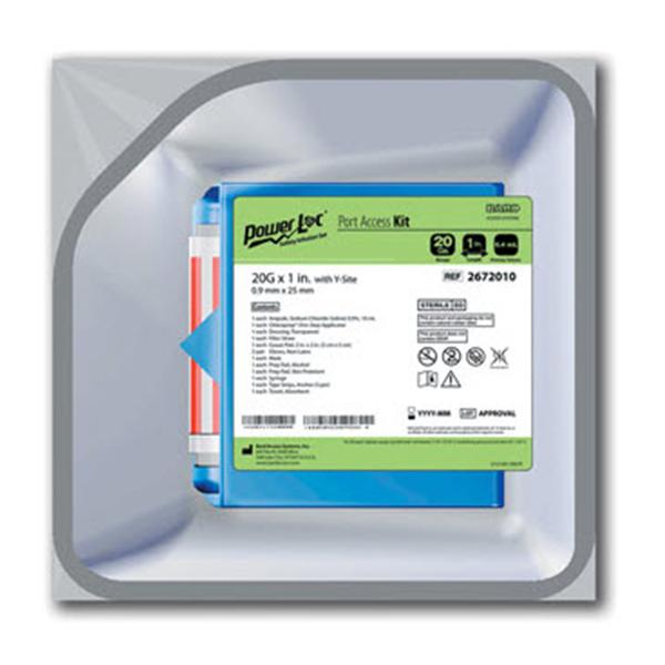 Kit Port Access w/o Y-Site PowerLoc 22gx1